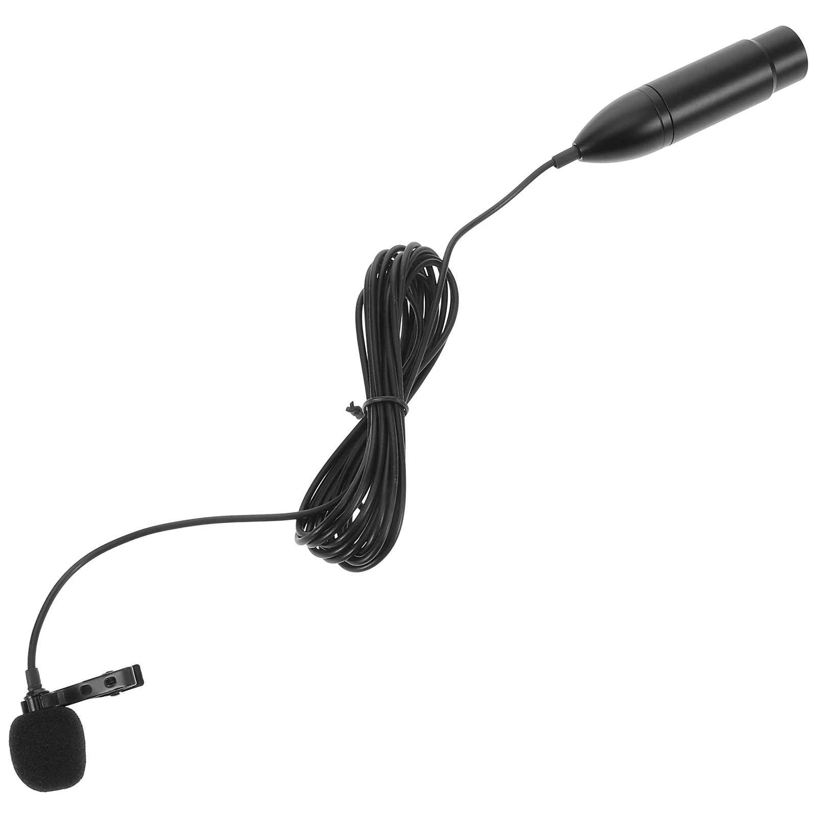 48V XLR Three-pin Lavalier Microphone Black Noise Reduction Portable Audio Accessories Collar Clip Mic Recording Equipment
48V XLR Three-pin Lavalier Microphone Black Noise Reduction Portable Audio Accessories Collar Clip Mic Recording Equipment