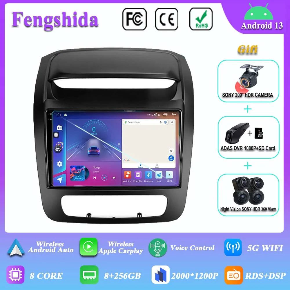 Android 13 Car DVD Radio 7862 CPU For Kia Sorento 2 II XM 2012 - 2021 Stereo Head Unit GPS Navigation Multimedia Player NO 2DIN
Android 13 Car DVD Radio 7862 CPU For Kia Sorento 2 II XM 2012 - 2021 Stereo Head Unit GPS Navigation Multimedia Player NO 2DIN