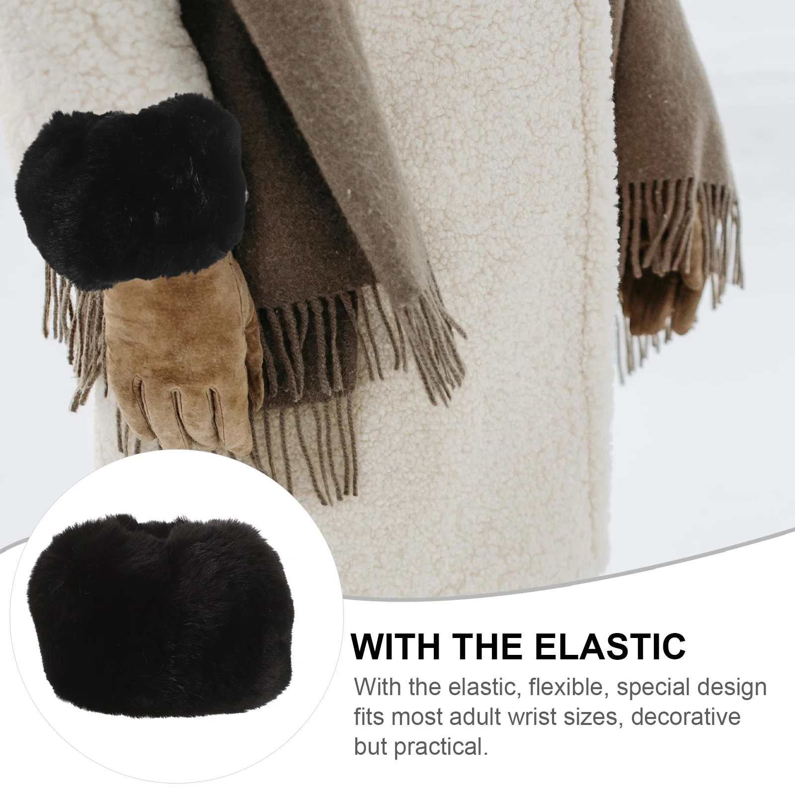 1Pair Warm Keeping Wrist Cover Clothing Cuff Cover Acrylic Fiber Sleeve Protective Oversleeve for Winter Faux Sleeve
1Pair Warm Keeping Wrist Cover Clothing Cuff Cover Acrylic Fiber Sleeve Protective Oversleeve for Winter Faux Sleeve