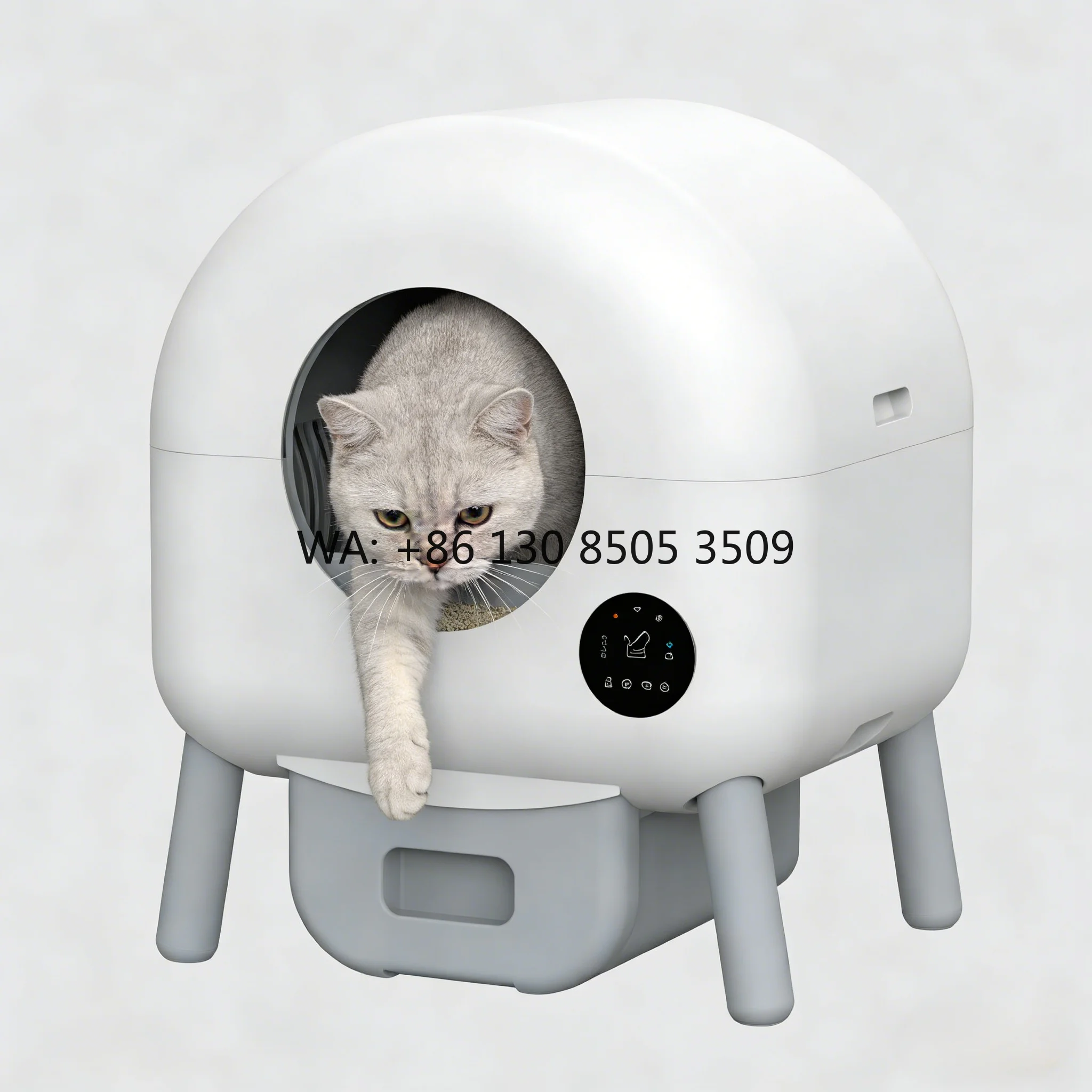 Top Selling One Click Cleaning Automatic Scooping Multiple Anti Pinch Protection Large Space APP Control Smart Cat Litter Box
Top Selling One Click Cleaning Automatic Scooping Multiple Anti Pinch Protection Large Space APP Control Smart Cat Litter Box