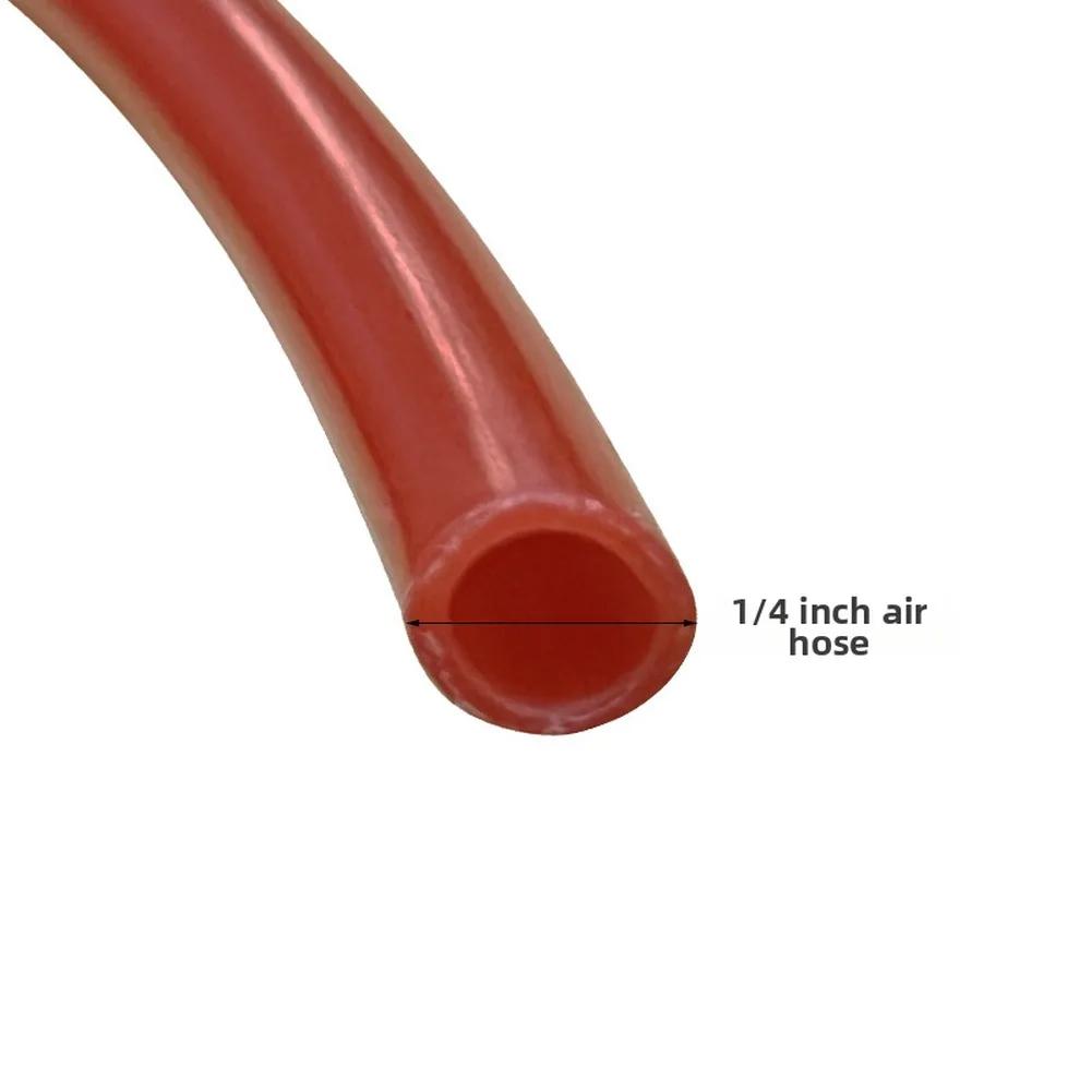 Red 20FT Air Suspension Hose Repair Kit with 1/4 NPT Bend Fitting Inflation Valve Automotive Air Shock Line Maintenance Tool
Red 20FT Air Suspension Hose Repair Kit with 1/4 NPT Bend Fitting Inflation Valve Automotive Air Shock Line Maintenance Tool