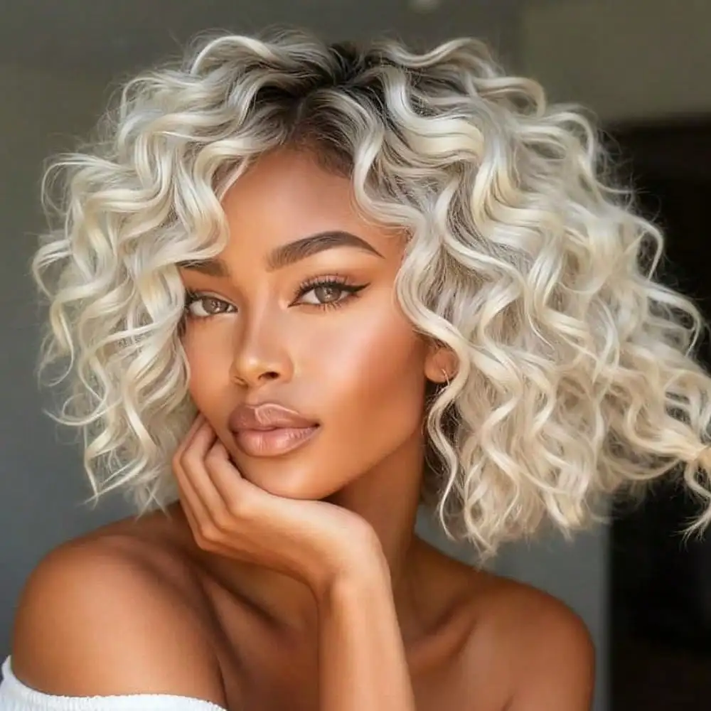 Short Ombre Brown Roots Ash Blonde Deep Wave Synthetic Lace Front Wigs 13x4 HD Bob Synthetic Wigs for Women for Daily Party
Short Ombre Brown Roots Ash Blonde Deep Wave Synthetic Lace Front Wigs 13x4 HD Bob Synthetic Wigs for Women for Daily Party