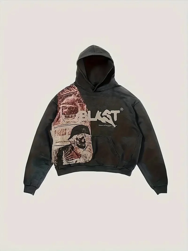 Street Style Y2K Hoodie Pullover Sweatshirt Men's Harajuku Hip-Hop Retro Fashion Trend Graphic Print Loose Gothic Top
Street Style Y2K Hoodie Pullover Sweatshirt Men's Harajuku Hip-Hop Retro Fashion Trend Graphic Print Loose Gothic Top