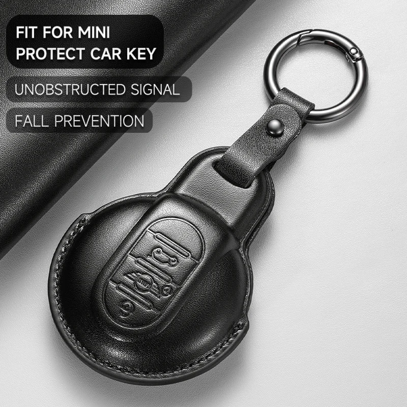 Leather Car Key Cover Case Protection Shell Keychain For Mini Cooper R56 Countryman Clubman One R57 R58 Cabrio R60 R61 Series
Leather Car Key Cover Case Protection Shell Keychain For Mini Cooper R56 Countryman Clubman One R57 R58 Cabrio R60 R61 Series
