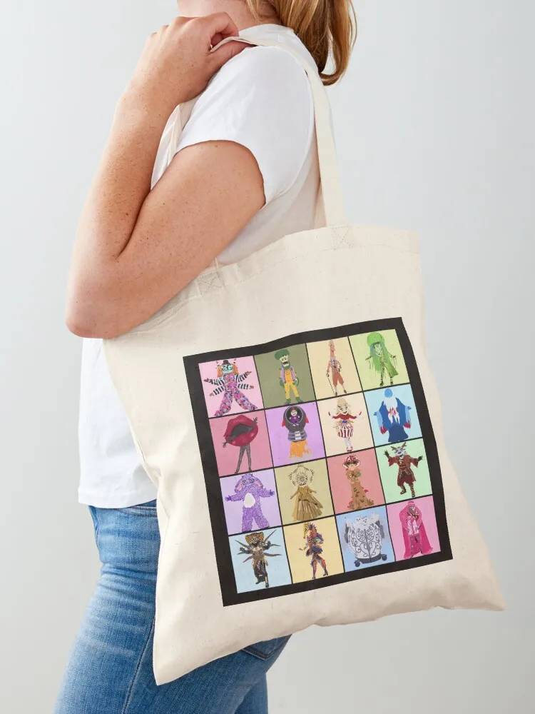 Masked Singer Season 4 - Hand Drawn Tote Bag reusable grocery bags Big bag women shopping bags foldable large tote bag
Masked Singer Season 4 - Hand Drawn Tote Bag reusable grocery bags Big bag women shopping bags foldable large tote bag