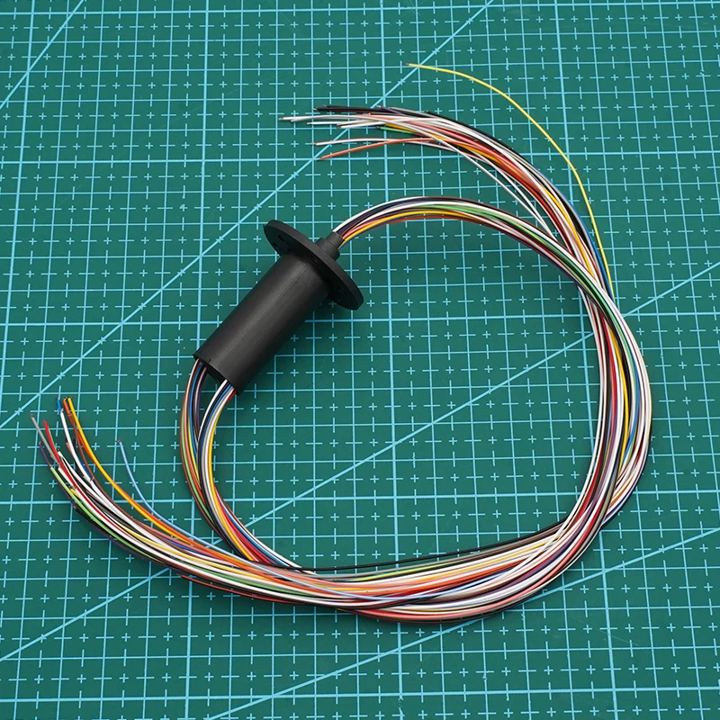 1PCS 24-Channel 1.5A Conductive Slip Ring Outer Diameter 15.5mm Slipring with Integrated Mounting Flange for Gimbal/Robot/Drone
1PCS 24-Channel 1.5A Conductive Slip Ring Outer Diameter 15.5mm Slipring with Integrated Mounting Flange for Gimbal/Robot/Drone