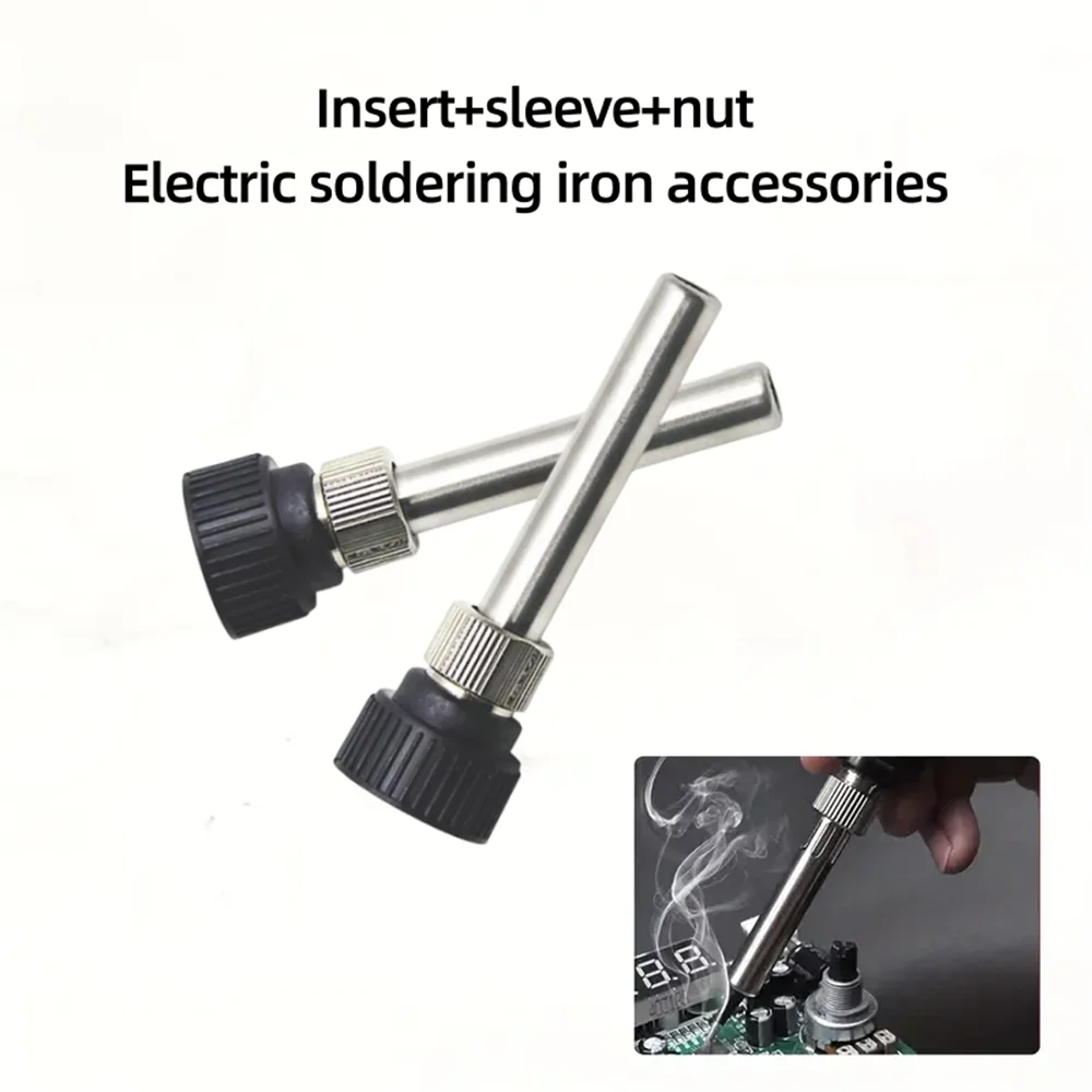2pcs Universal Soldering Station Iron Handle Parts Shell Inner Heat Type Sleeve Tube for 936 938 969 Soldering Station
2pcs Universal Soldering Station Iron Handle Parts Shell Inner Heat Type Sleeve Tube for 936 938 969 Soldering Station