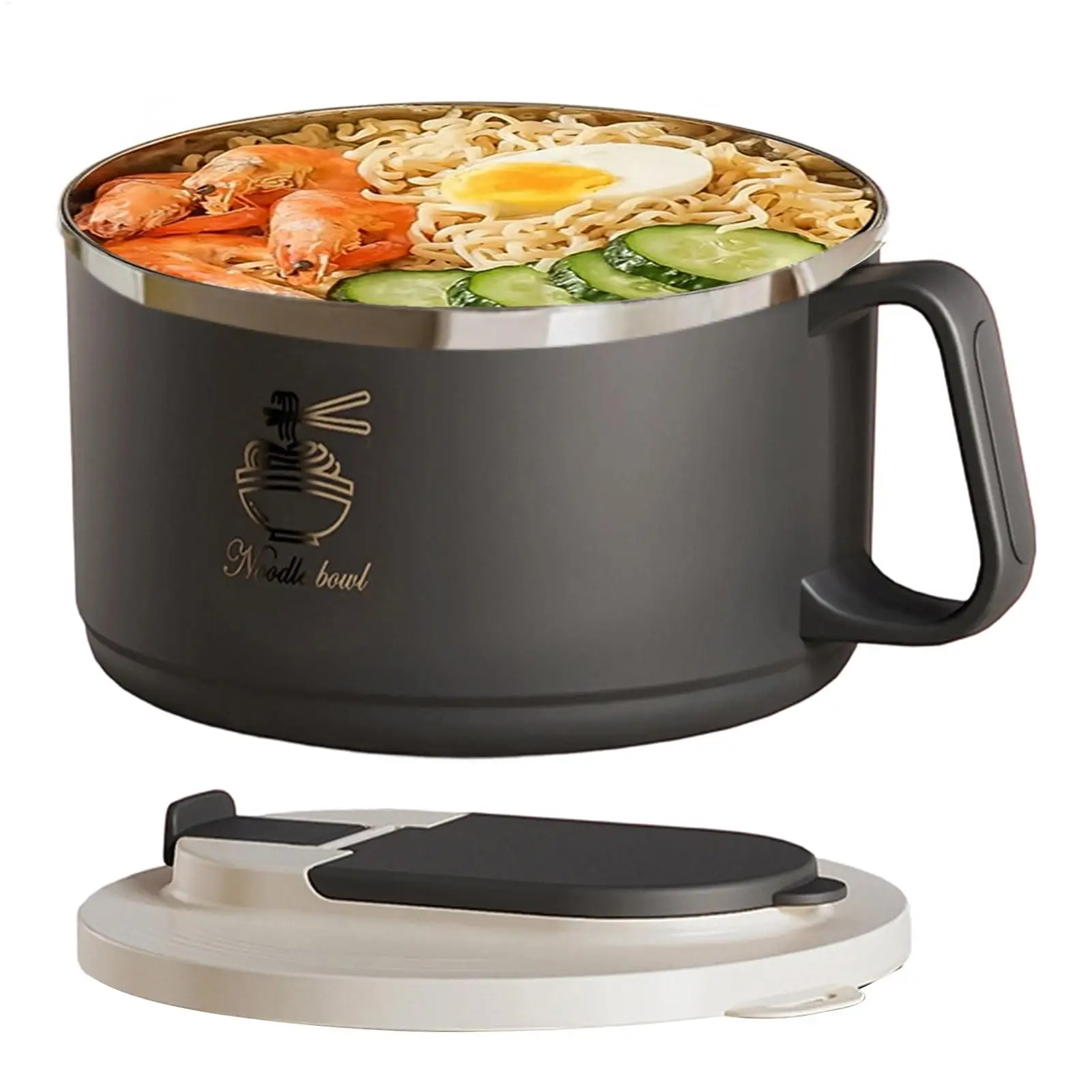Lunch Bowl 1650ml With Folding Cutlery Leakproof Noodle Bowl Soup Storage Containers For Fruit Salad Home Office School
Lunch Bowl 1650ml With Folding Cutlery Leakproof Noodle Bowl Soup Storage Containers For Fruit Salad Home Office School