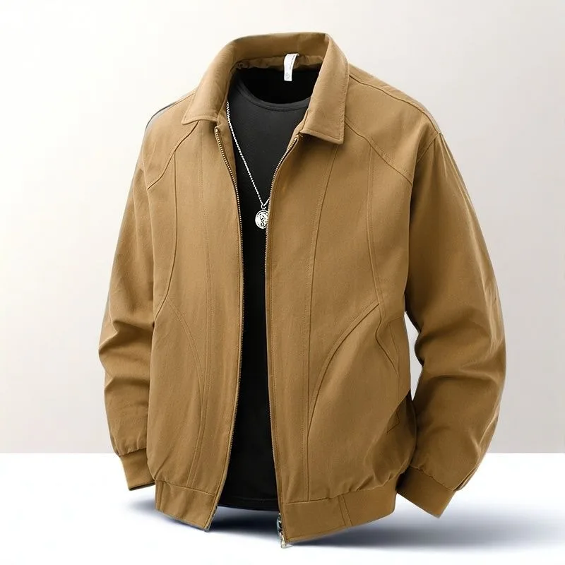 Male Jacket Spring and Autumn NEW Leisure Tops Loose and Comfortable Coat Lapel Chao Pai American Style Retro Jacket Clothing
Male Jacket Spring and Autumn NEW Leisure Tops Loose and Comfortable Coat Lapel Chao Pai American Style Retro Jacket Clothing