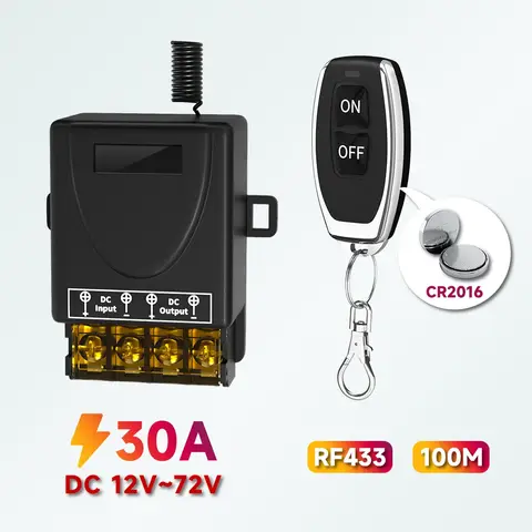 433Mhz Universal Wireless Remote Control Switch DC 12V 1CH relay Receiver Module RF Transmitter 433 Mhz Remote Controls