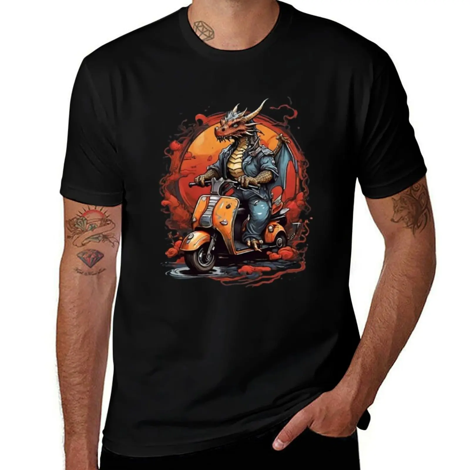 t man Scooter 100% cotton Driving man T-Shirt Scooter shirts Retro designer shirt t Dragon
t man Scooter 100% cotton Driving man T-Shirt Scooter shirts Retro designer shirt t Dragon