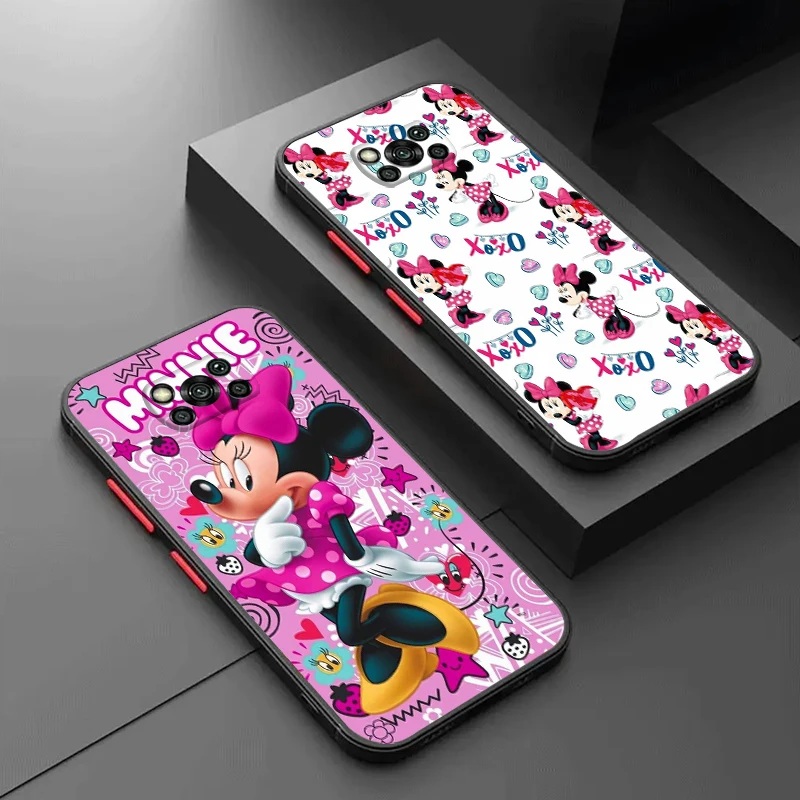 Disney Minnie Pink Frosted Translucent For Xiaomi Mi Poco X5 X4 X3 M6 M5S M5 M4 M3 F5 F4 F3 GT Pro 5G Back Phone Case
Disney Minnie Pink Frosted Translucent For Xiaomi Mi Poco X5 X4 X3 M6 M5S M5 M4 M3 F5 F4 F3 GT Pro 5G Back Phone Case