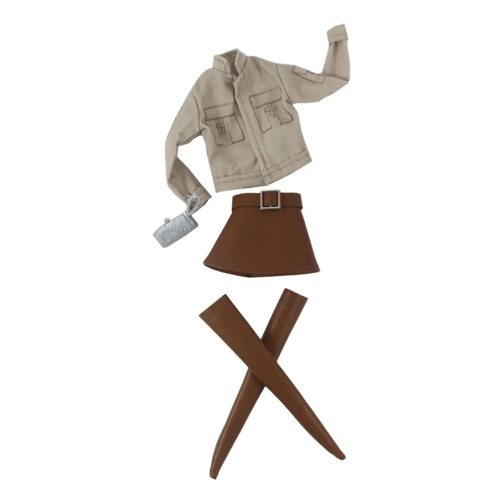 Одежда для кукол BJD для куклы 30 см, рабочая куртка цвета хаки, юбка с длинными сапогами, кошелек ручной работы 1/6, одежда для кукол BJD, аксессуары для кукол
Одежда для кукол BJD для куклы 30 см, рабочая куртка цвета хаки, юбка с длинными сапогами, кошелек ручной работы 1/6, одежда для кукол BJD, аксессуары для кукол
