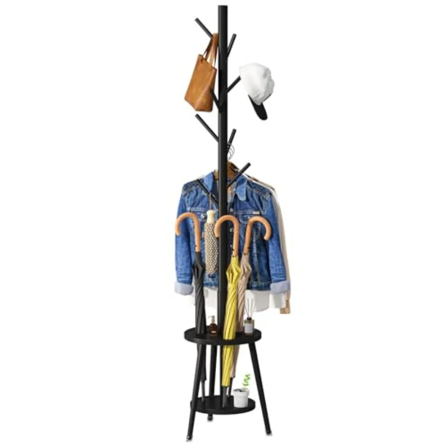 Coat Rack Bamboo Wood Coat Freestanding with Umbrella Holder Adjustable Height Coat Stand with 8 Hooks kids coat rack Used In T
Coat Rack Bamboo Wood Coat Freestanding with Umbrella Holder Adjustable Height Coat Stand with 8 Hooks kids coat rack Used In T