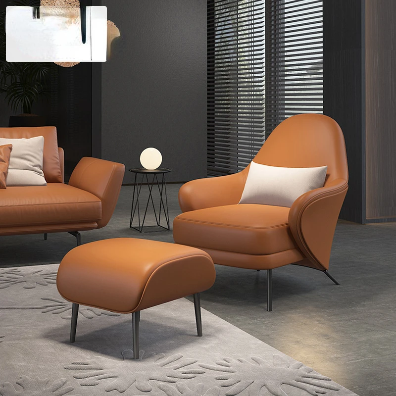 Simple single sofa ins modern light luxury orange creative living room home lounge chair
Simple single sofa ins modern light luxury orange creative living room home lounge chair