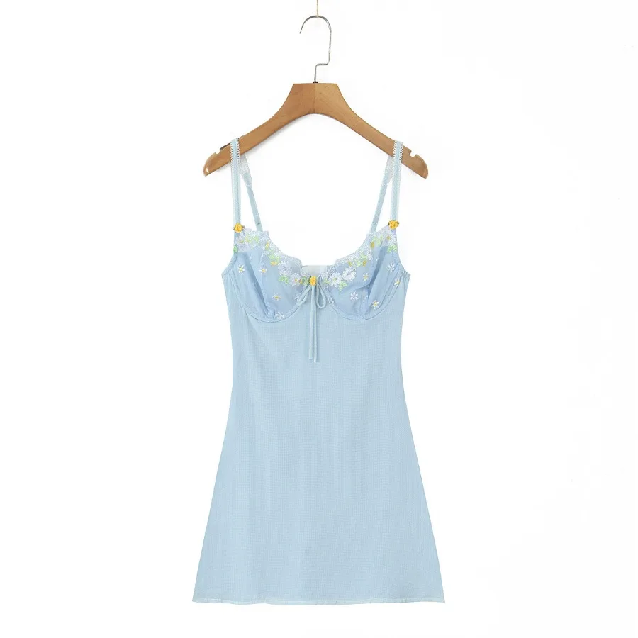 【New style】 style summer new product pure desire style sexy blue nightdress pure desire satin suspender dress
【New style】 style summer new product pure desire style sexy blue nightdress pure desire satin suspender dress