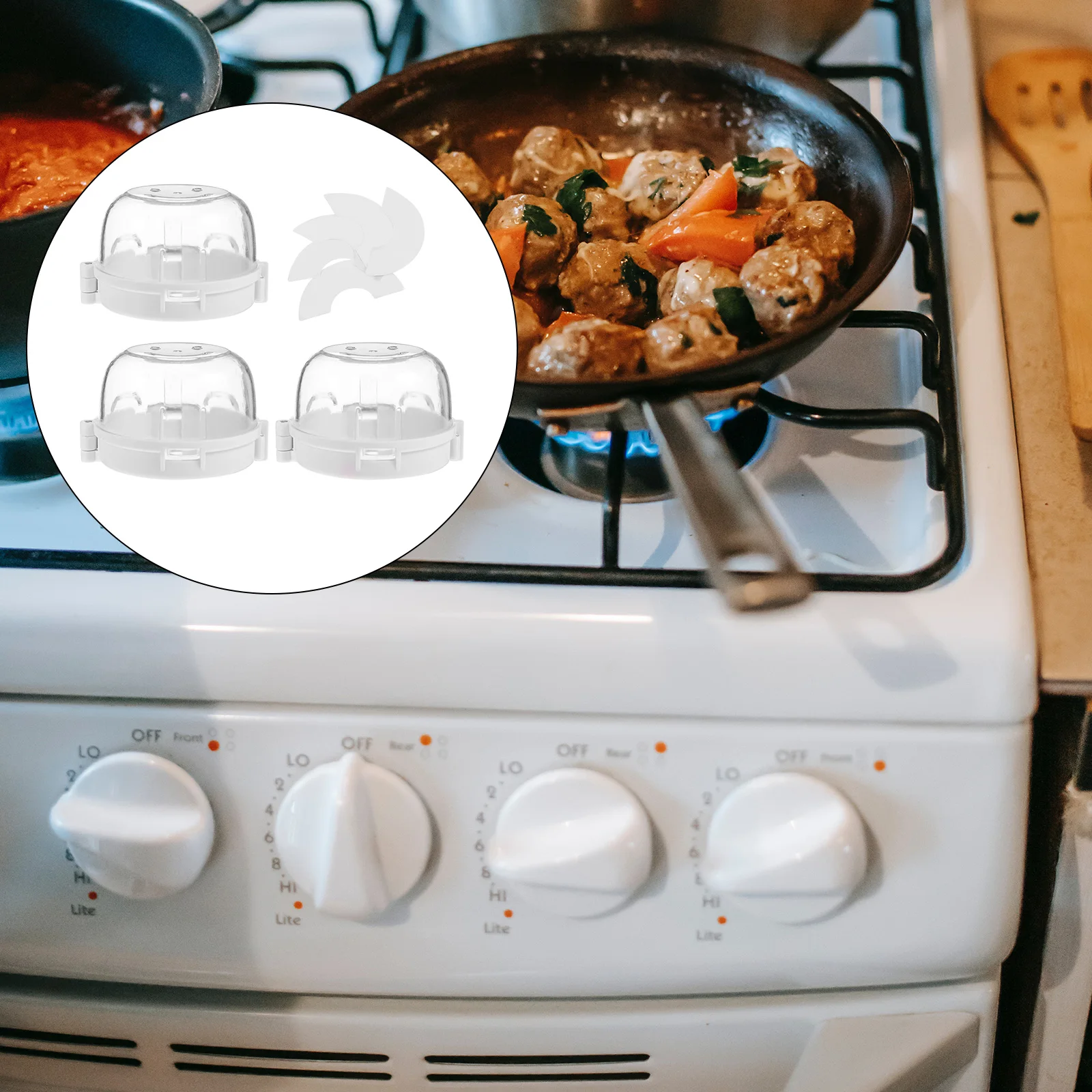 3PCS Stove Knob Cover Gas Switch Guard PP Material Safety Lock Nonslip Design High Temperature Resistance Kitchen Safety
3PCS Stove Knob Cover Gas Switch Guard PP Material Safety Lock Nonslip Design High Temperature Resistance Kitchen Safety