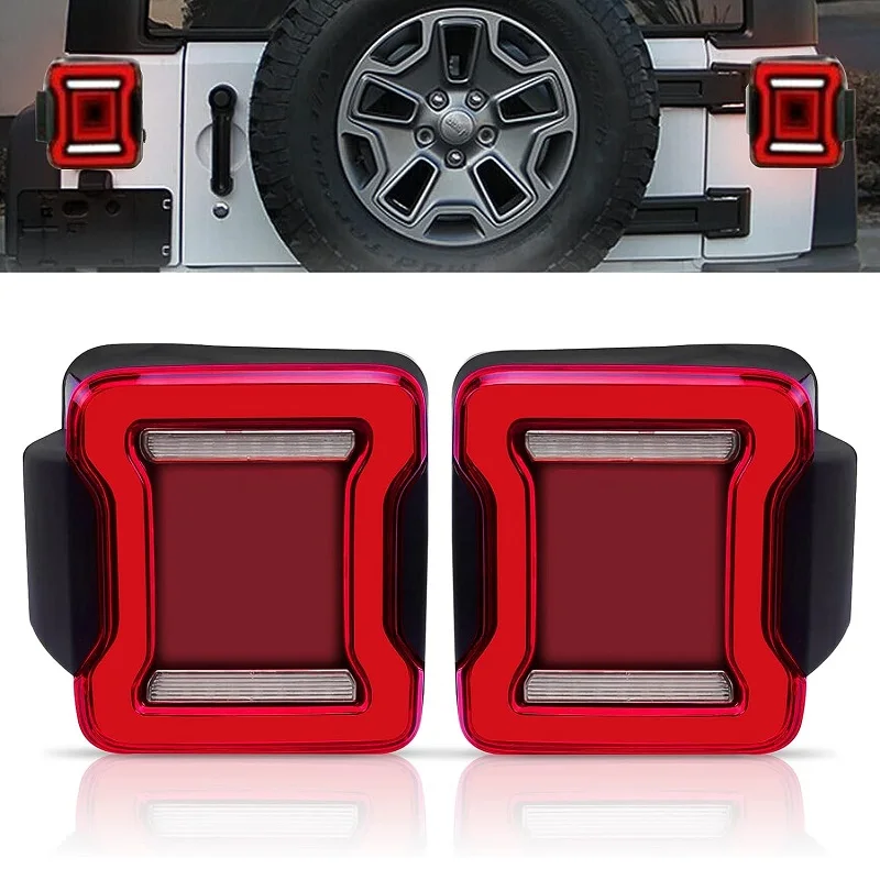 For Jeep Wrangler JL Led tail lamp Assembly Car Light USA or EuroPean Version Rear Lamps Brake Reverse Daytime Running Light Red
For Jeep Wrangler JL Led tail lamp Assembly Car Light USA or EuroPean Version Rear Lamps Brake Reverse Daytime Running Light Red