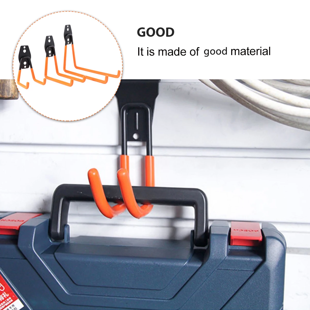 1 Set/3pcs Heavy Duty Metal Hooks Durable Storage Hook Wall Mount Hanger Organizer for Balcony Warehouse Garage Home (Small+Medi
1 Set/3pcs Heavy Duty Metal Hooks Durable Storage Hook Wall Mount Hanger Organizer for Balcony Warehouse Garage Home (Small+Medi