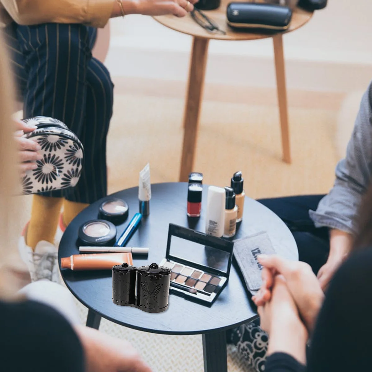 Double Compartment Cotton Pads Holder Premium Plastic Organizer Box with Cover for Makeup Cotton Swabs Jewelry Storage
Double Compartment Cotton Pads Holder Premium Plastic Organizer Box with Cover for Makeup Cotton Swabs Jewelry Storage