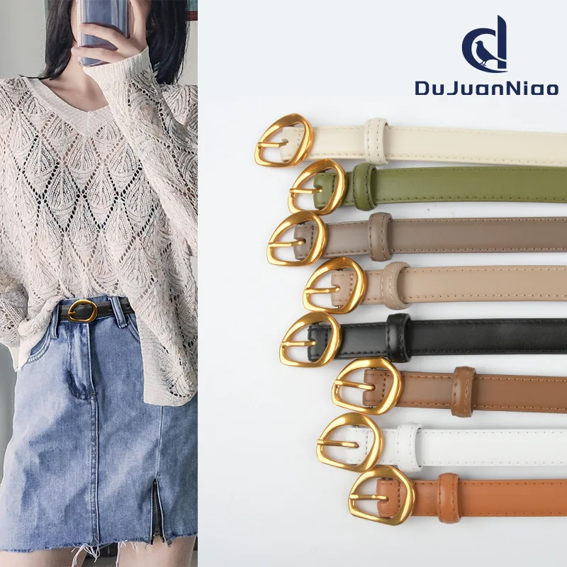 Retro belt business fashion paired with jeans casual denim suit skirt pants with women's belt
Retro belt business fashion paired with jeans casual denim suit skirt pants with women's belt