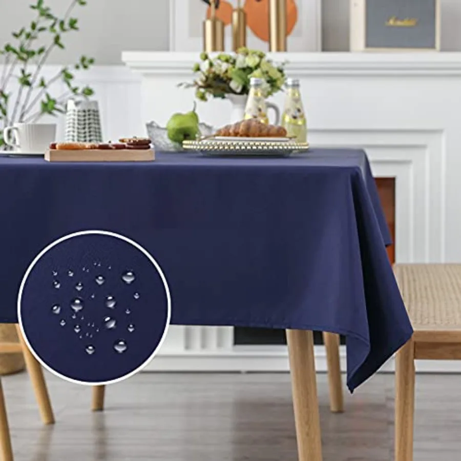 Rectangular Waterproof Tablecloth Heat Resistant Table Cover 1 Pack Reusable Polyester Table Cloth for Home Office Garden Patio
Rectangular Waterproof Tablecloth Heat Resistant Table Cover 1 Pack Reusable Polyester Table Cloth for Home Office Garden Patio