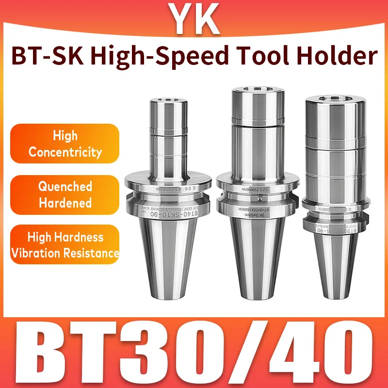 High Speed CNC Tool Holder BT30 BT40 SK06 SK10 SK16 SK20 No Keyway SK No Keyway GSK Collet Chuck BT-SK Bracket for Knife Hilt
High Speed CNC Tool Holder BT30 BT40 SK06 SK10 SK16 SK20 No Keyway SK No Keyway GSK Collet Chuck BT-SK Bracket for Knife Hilt