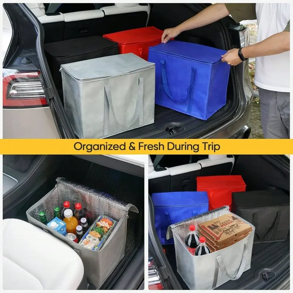 Insulated Reusable Grocery Bags, Collapsible Heavy Duty Large Cooler Bag For Shopping, 16x9x13, Spring Stroll Pattern
Insulated Reusable Grocery Bags, Collapsible Heavy Duty Large Cooler Bag For Shopping, 16x9x13, Spring Stroll Pattern