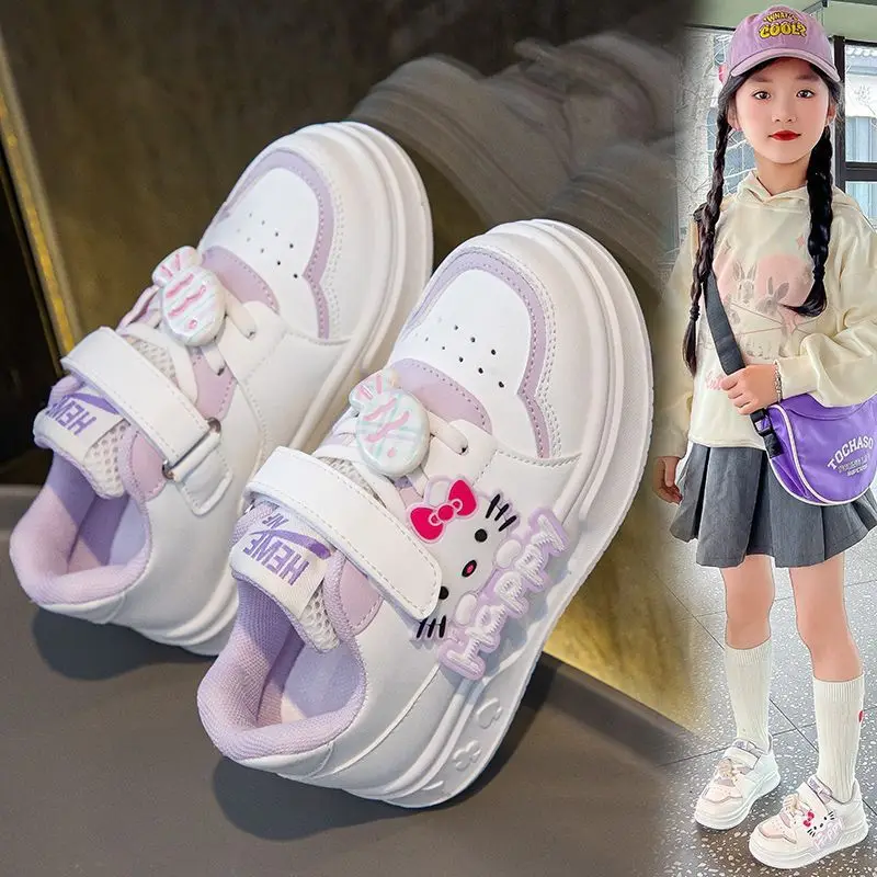 Girly Heart Hello Kitty Anime Kawaii MINISO Children Sports Shoes Spring Sutumn Cute Soft Soles Casual Sneakers Gifts for Kids
Girly Heart Hello Kitty Anime Kawaii MINISO Children Sports Shoes Spring Sutumn Cute Soft Soles Casual Sneakers Gifts for Kids