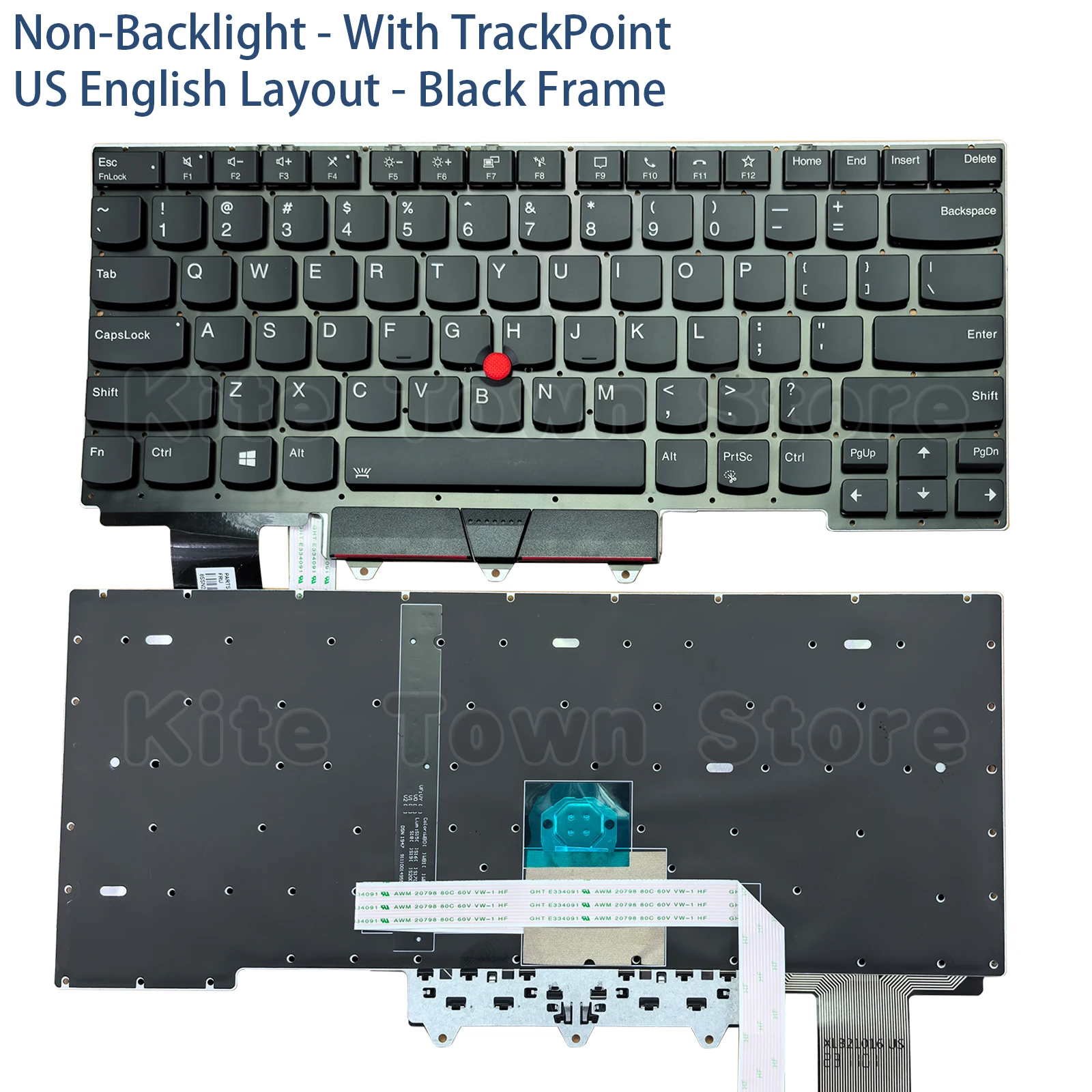 New US Layout Laptop Keyboard Backlit w/ Pointer for Lenovo Thinkpad E14 Gen2 Gen3 Gen4 R14 Gen2 Gen3 Gen4 S3 Gen1 Gen2
New US Layout Laptop Keyboard Backlit w/ Pointer for Lenovo Thinkpad E14 Gen2 Gen3 Gen4 R14 Gen2 Gen3 Gen4 S3 Gen1 Gen2