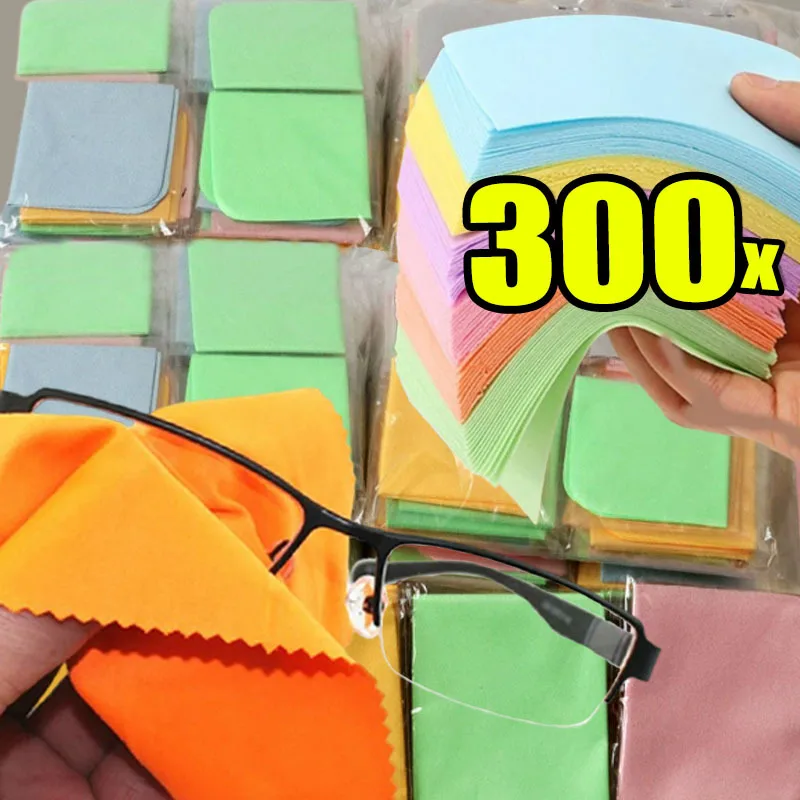 10/300pcs Soft Microfiber Cleaning Cloths Lint Free Lens Non-Scratch Wipes Eyeglasses Phone Camera Screen Glasses Lens Cleaner
10/300pcs Soft Microfiber Cleaning Cloths Lint Free Lens Non-Scratch Wipes Eyeglasses Phone Camera Screen Glasses Lens Cleaner