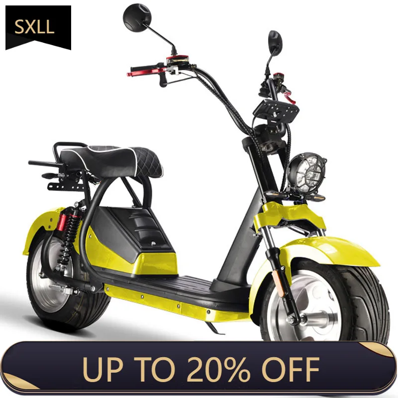 SXLL 2025 wholesale CE certification Strong 60v 1500w electric scooter motorcycle 45km/h 200kg load for sale
SXLL 2025 wholesale CE certification Strong 60v 1500w electric scooter motorcycle 45km/h 200kg load for sale