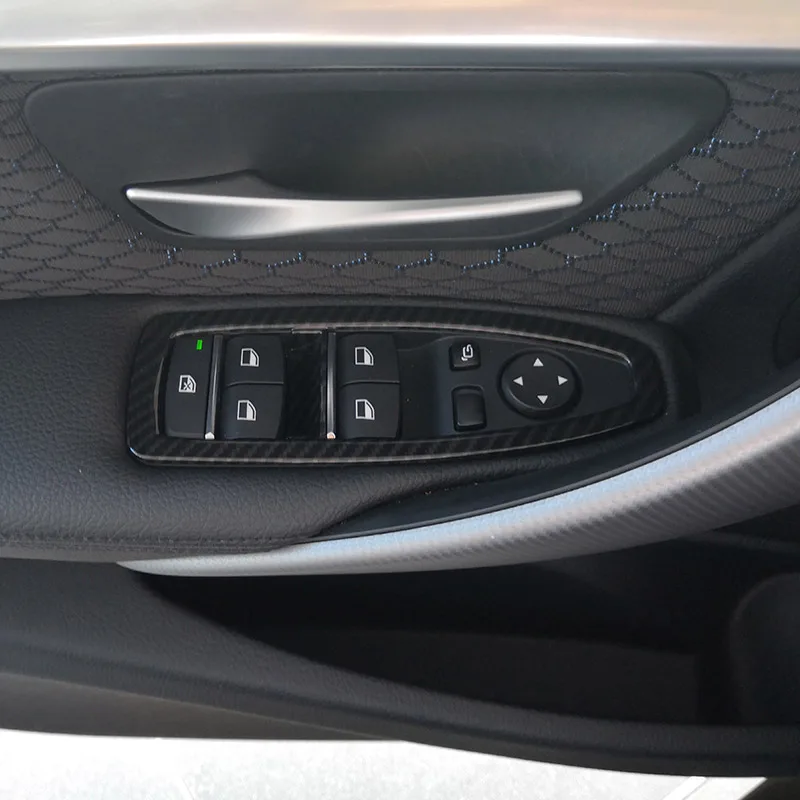 For BMW 3 Series F30 2016 2017 2018 Car Accessories 5 Pcs Car ABS Window Lift Door Button Control Frame Carbon Fiber
For BMW 3 Series F30 2016 2017 2018 Car Accessories 5 Pcs Car ABS Window Lift Door Button Control Frame Carbon Fiber