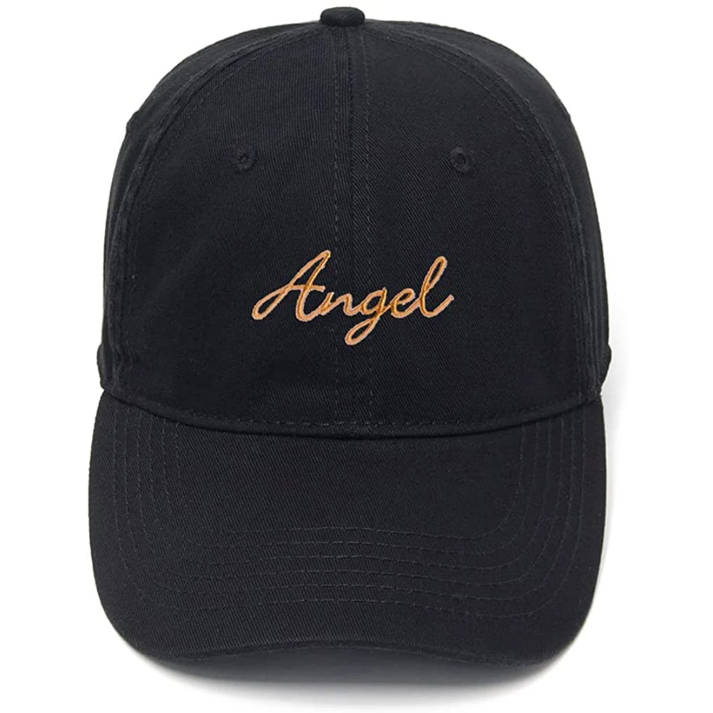 Lyprerazy Men's Baseball Cap Angel Embroidery Hat Cotton Embroidered Casual Baseball Caps
Lyprerazy Men's Baseball Cap Angel Embroidery Hat Cotton Embroidered Casual Baseball Caps