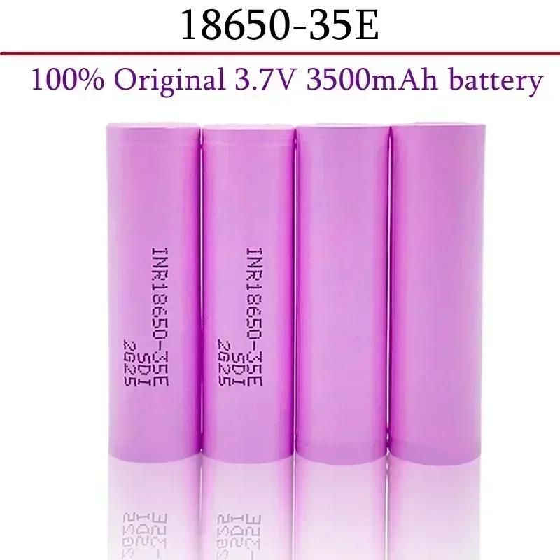 NEW 35E Original Power 18650 Lithium Battery 3500mAh 3.7v 25A High-power INR18650 Electric Tool Screwdriver Battery
NEW 35E Original Power 18650 Lithium Battery 3500mAh 3.7v 25A High-power INR18650 Electric Tool Screwdriver Battery
