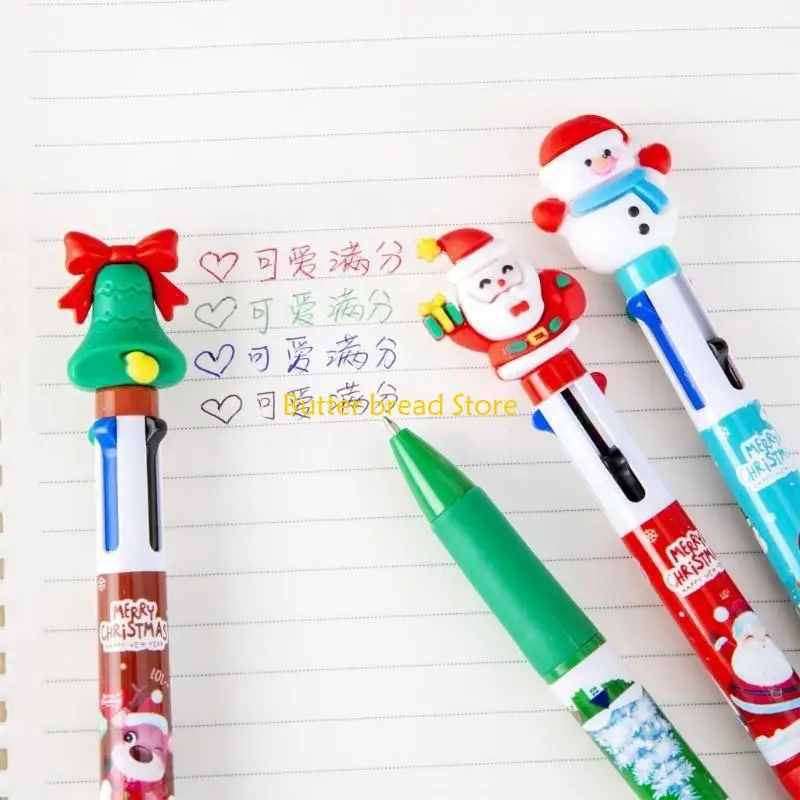 W89C 6 шт. 0,5 мм ручка-челнок 4 в 1 многоцветная ручка Рождественская шариковая ручка мультяшная ручка школьные канцелярские
W89C 6 шт. 0,5 мм ручка-челнок 4 в 1 многоцветная ручка Рождественская шариковая ручка мультяшная ручка школьные канцелярские