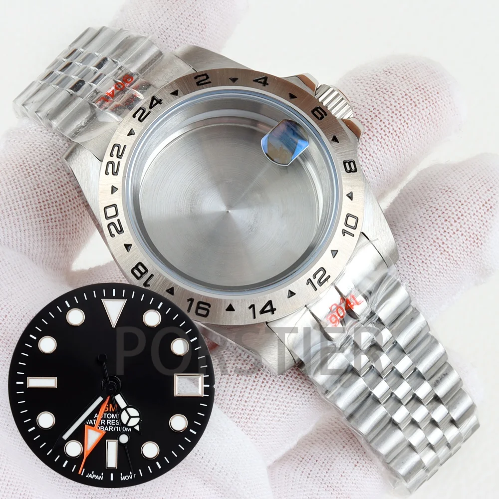 39mm NH35 Watch Case Stainless Steel Sapphire Glass Waterproof 28.5mm Blue Luminous Dial For Explorer 2 Case NH34 Movement
39mm NH35 Watch Case Stainless Steel Sapphire Glass Waterproof 28.5mm Blue Luminous Dial For Explorer 2 Case NH34 Movement