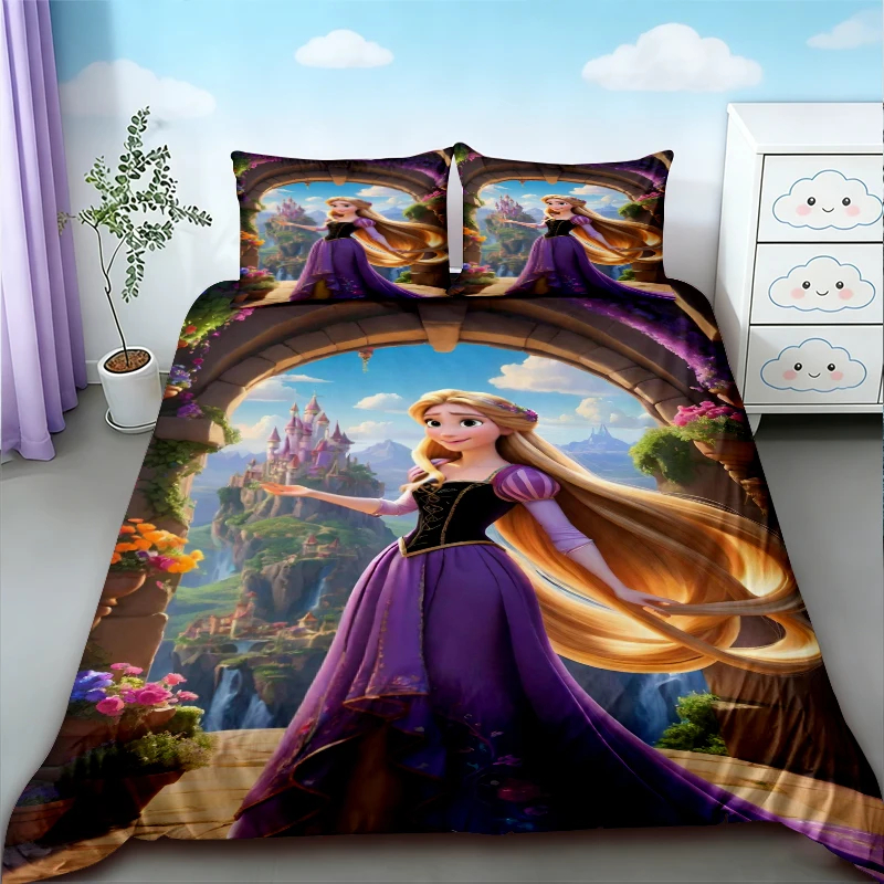 Duvet Cover Girl Princess Theme Cartoon Rapunzel Princess Bedding Set Quilt Cover Breathable Soft for Bedroom Queen King
Duvet Cover Girl Princess Theme Cartoon Rapunzel Princess Bedding Set Quilt Cover Breathable Soft for Bedroom Queen King