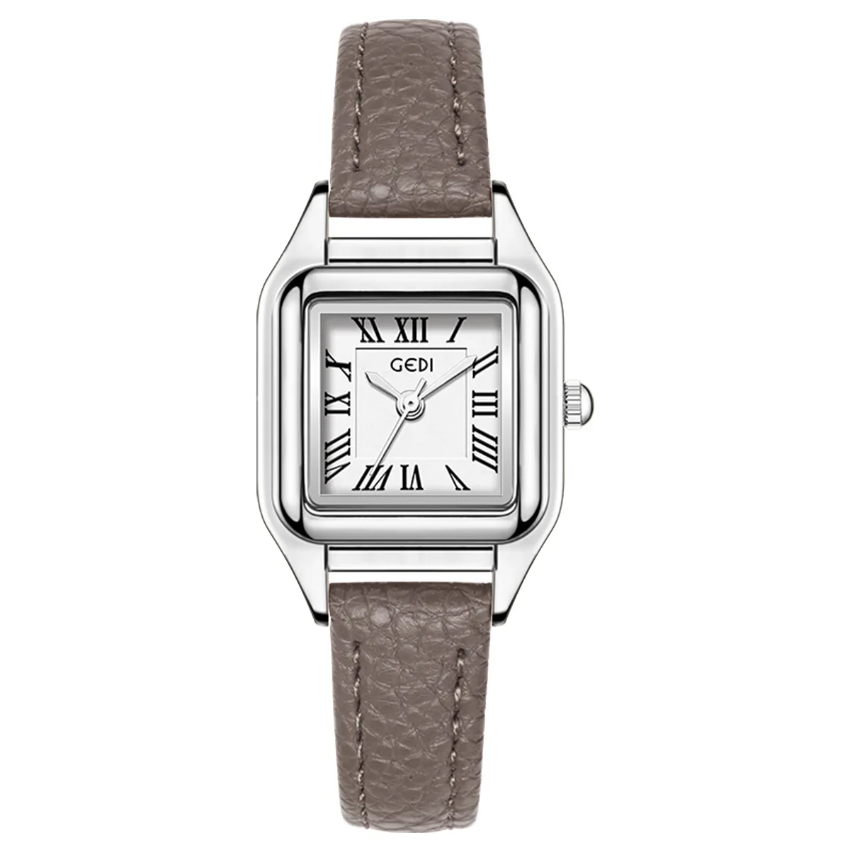 Fashion Women GEDI Vintage Black Leather Strap Orologio Reloj Mujer Clock Ladies New Designer Square Roman Numerals Quartz Watch
Fashion Women GEDI Vintage Black Leather Strap Orologio Reloj Mujer Clock Ladies New Designer Square Roman Numerals Quartz Watch