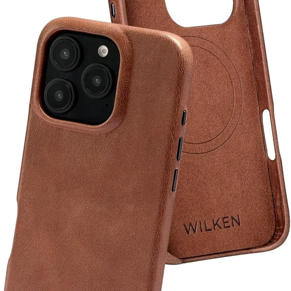 Коричневый кожаный тонкий чехол премиум-класса для iPhone 16 Pro с поддержкой MagSafe и беспроводной зарядкой
Коричневый кожаный тонкий чехол премиум-класса для iPhone 16 Pro с поддержкой MagSafe и беспроводной зарядкой