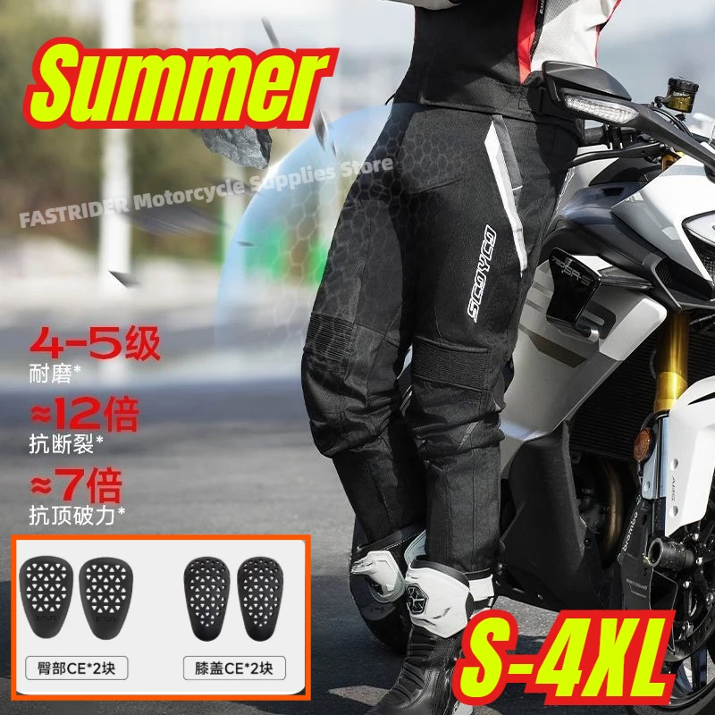 Summer Breathable Motorcycle Riding Pants, Waterproof and Wear-Resistant CE Protective Equipment for Rally Leisure Riding
Summer Breathable Motorcycle Riding Pants, Waterproof and Wear-Resistant CE Protective Equipment for Rally Leisure Riding