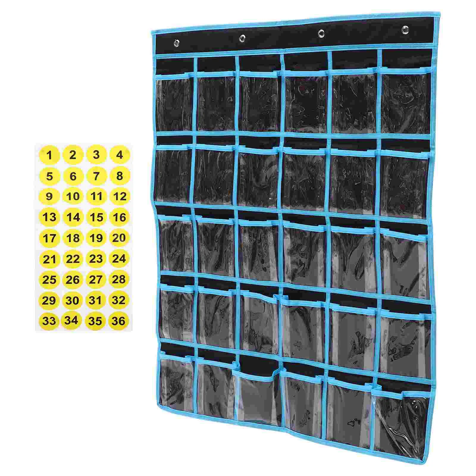 Calculator Storage Hanging Bag Phone Pocket Chart for Classroom Cell Holder Thickened Pvc Office over Door Pouch
Calculator Storage Hanging Bag Phone Pocket Chart for Classroom Cell Holder Thickened Pvc Office over Door Pouch