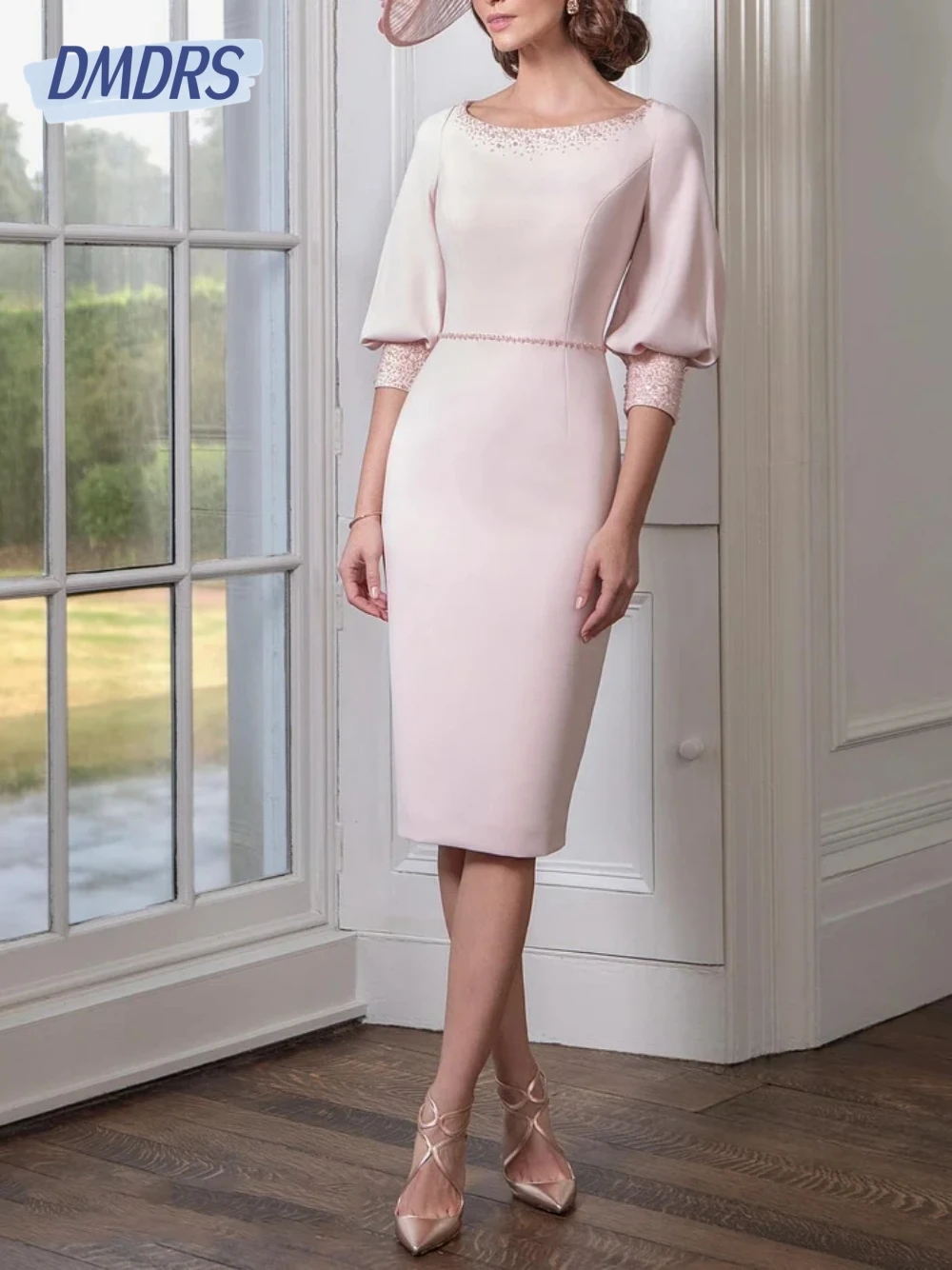 Elegant Women Ankle-length Evening Dress Pink Mother Of The Bride Dress Beads Birthday Fashion Customized Prom Gown High Quality
Elegant Women Ankle-length Evening Dress Pink Mother Of The Bride Dress Beads Birthday Fashion Customized Prom Gown High Quality