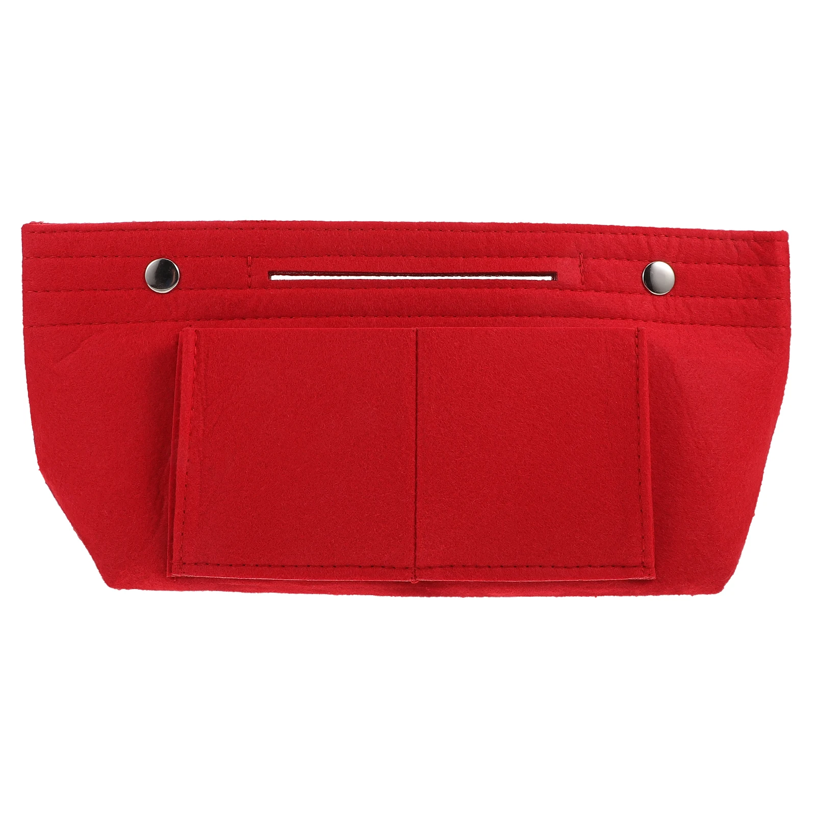 1pc Large Capacity Felt Storage Bag Stylish Handbag Liner Multi-Pocket Organizer Foldable Clutch Liner For Makeup Travel
1pc Large Capacity Felt Storage Bag Stylish Handbag Liner Multi-Pocket Organizer Foldable Clutch Liner For Makeup Travel