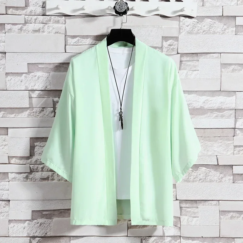 Custom Suit Simple Solid Color Cardigan Loose Three-quarter Sleeve Shirt Casual
Custom Suit Simple Solid Color Cardigan Loose Three-quarter Sleeve Shirt Casual