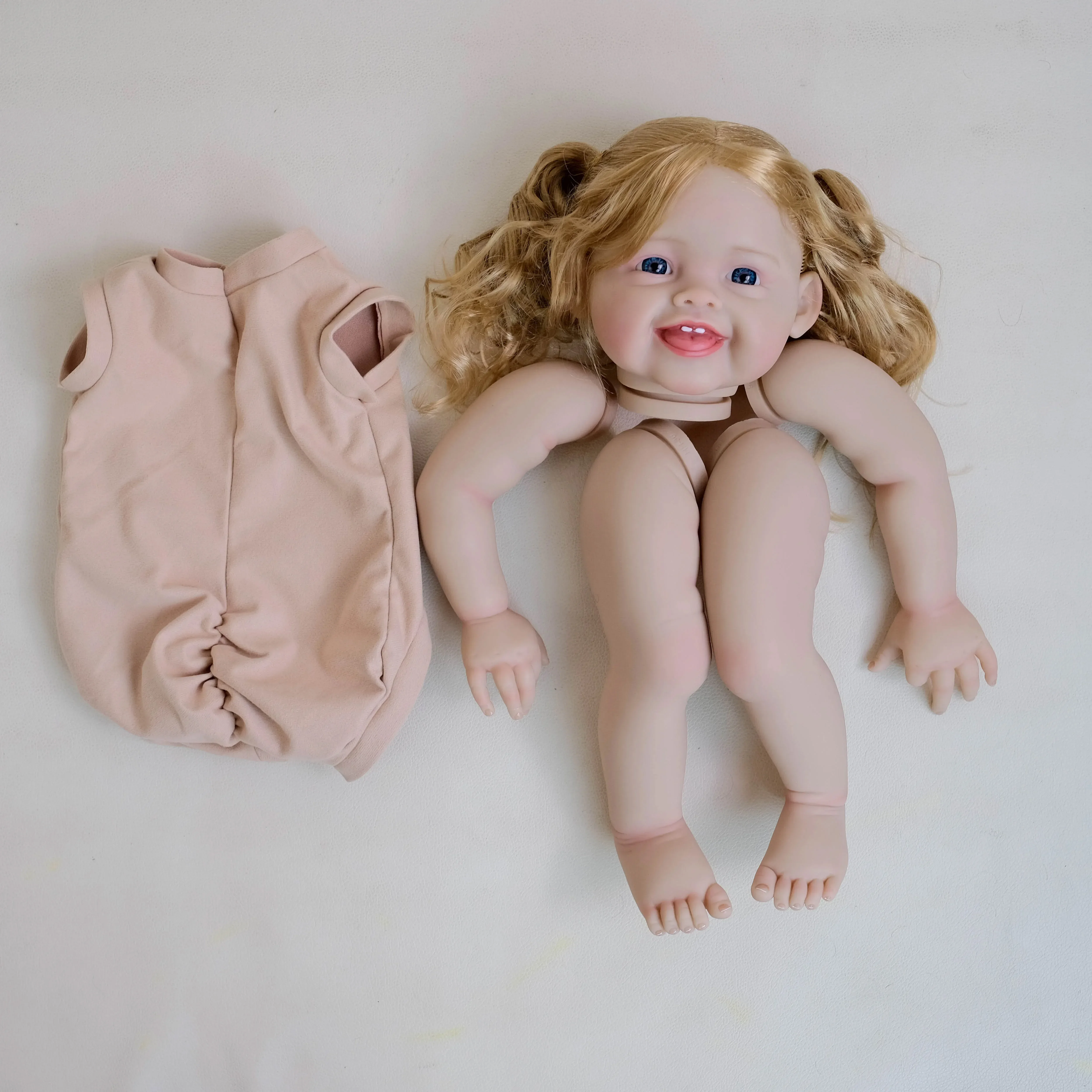 24inch Devi Awake Already Painted Doll Kit Lifelike Reborn Baby Doll DIY Parts 3D Skin With Visible Veins Hand-Rooted Hair
24inch Devi Awake Already Painted Doll Kit Lifelike Reborn Baby Doll DIY Parts 3D Skin With Visible Veins Hand-Rooted Hair