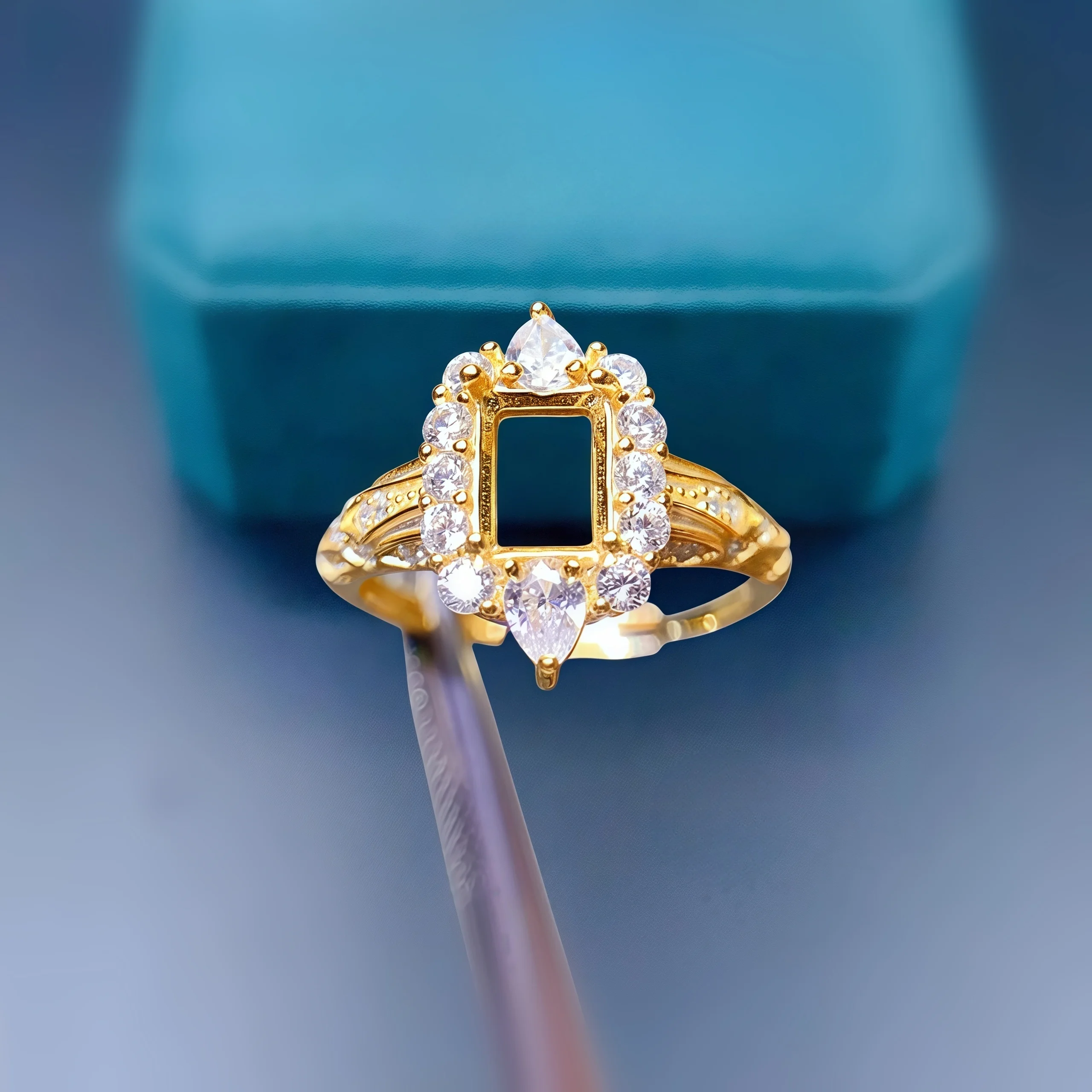 L S925 Sterling Silver DIY Empty Holder Ring Settings 5*7mm Square Stone Fine Luxury Zircon Design Weddings Jewelry for Woman
L S925 Sterling Silver DIY Empty Holder Ring Settings 5*7mm Square Stone Fine Luxury Zircon Design Weddings Jewelry for Woman