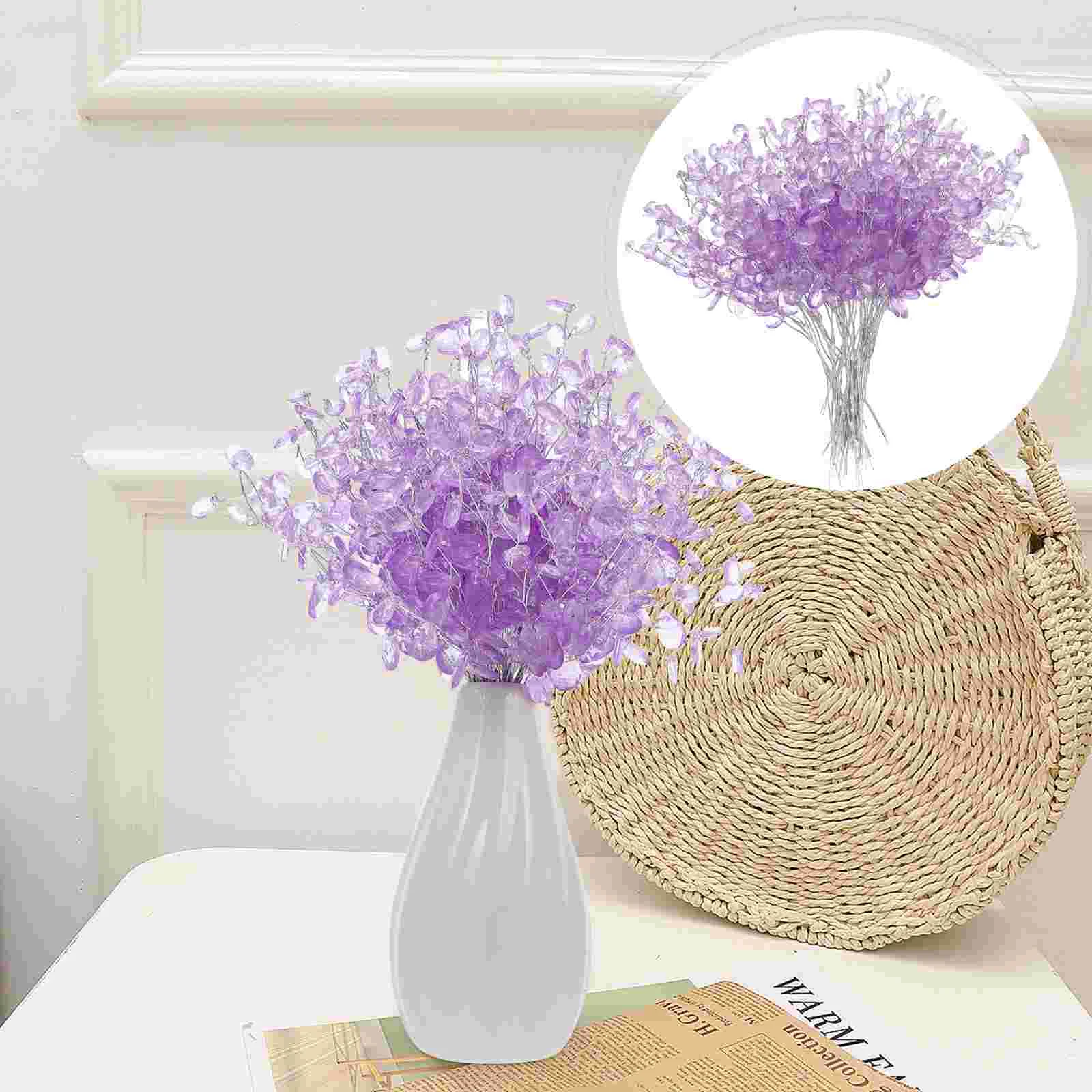 50 Pcs Pink Simulation Drop Flower Wedding Hair Accessories Artificial Acrylic Chic Branches Flowers
50 Pcs Pink Simulation Drop Flower Wedding Hair Accessories Artificial Acrylic Chic Branches Flowers