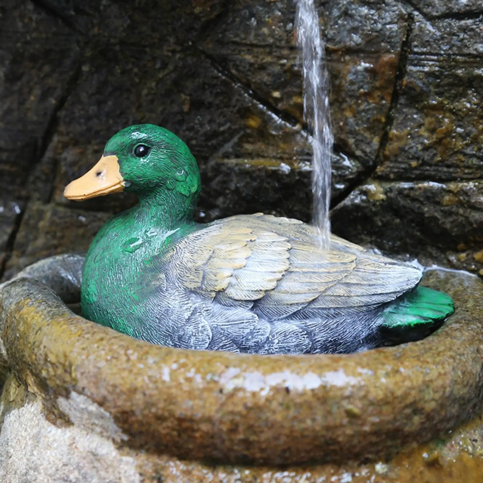Floating Resin Duck Lifelike Texture Floating Duck for Aquarium
Floating Resin Duck Lifelike Texture Floating Duck for Aquarium