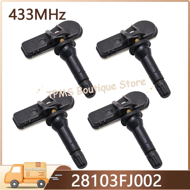 For Subaru Forester Impreza Legacy Levorg Outback Trezia Tribeca WRX XV 28103FJ002 4PCS 433MHz TPMS Tire Pressure Monitor System
For Subaru Forester Impreza Legacy Levorg Outback Trezia Tribeca WRX XV 28103FJ002 4PCS 433MHz TPMS Tire Pressure Monitor System